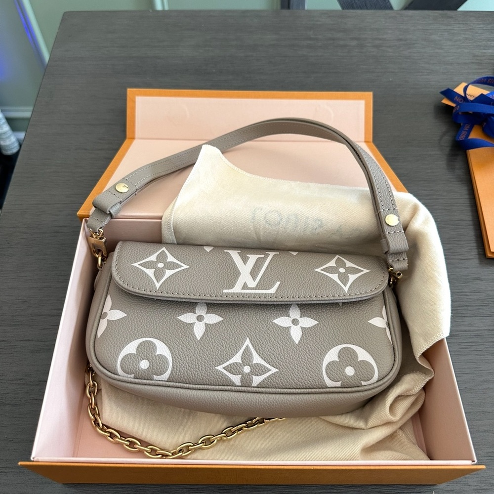 Louis Vuitton Beige Monogram Shoulder Bag